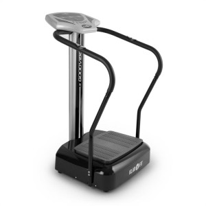 KLARFIT Goodvibe, vibračný stroj na cvičenie s tréningovým počítačom, meračom pulzu, kolieskami