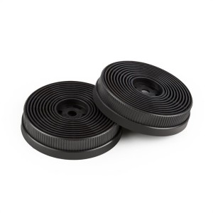 Klarstein Filtre s aktívnym uhlím do digestorov, náhradný diel, 2 filtre, recirkulačný režim, ? 10.5 cm