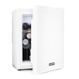 Klarstein Happy Hour 32, minibar, 32 l, 5 – 15 °C, energetická trieda A+, tichý, 0 dB, LED svetlo, biely