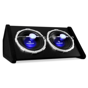 Auna C8-Sub-2x12-43, dvojitý subwoofer do auta, 2000 W