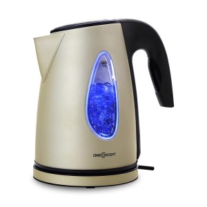 OneConcept Rýchlovarná kanvica oneConcept SS17, 2200 W, 1,7 l, krémová