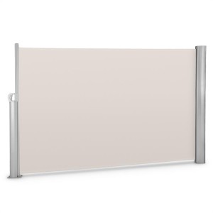 Blumfeldt Bari 318, bočná markíza, bočná roleta, 300 x 180 cm, hliník, krémovo piesková