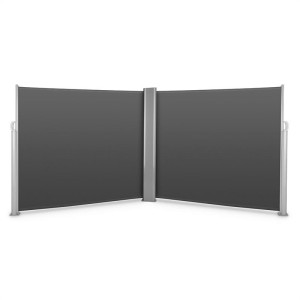 Blumfeldt Bari Doppio 616, dvojitá bočná markíza, 6 x 1.6 m, hliník, antracitová
