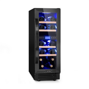 Klarstein Vinovilla 17 Built-in Duo Onyx Edition dvojzónová vinotéka