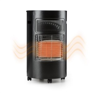 Blumfeldt Bonaparte, plynové kachle, keramický horák, infračervený, do 4.2 kW, čierne