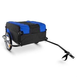 DURAMAXX Mountee závesný vozík na bicykel, 130l, čierno-modrý, oceľový rám