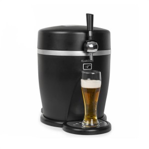 Klarstein Tap2Go, mobilné čapovacie zariadenie 2 v 1 s chladničkou na nápoje, 5 l/13 l, čierne