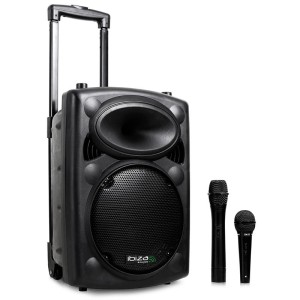 Ibiza Port8VHF-BT, mobilný PA-box s kolieskami, batéria, Bluetooth, 200W RMS