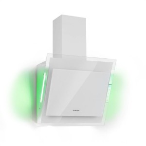 Klarstein Mirage 60, digestor, 550 m?/h, dotykový panel, náladové svetlo, energetická trieda A++, biely
