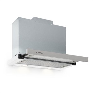 Klarstein Mariana 60, výsuvný odsávač pár, 500 m?/h, odsávanie, LED, biely