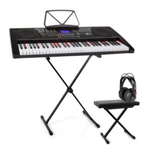 SCHUBERT Etude 225, USB keyboard so slúchadlami, stojan na keyboard a lavička
