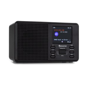Auna Commuter, DAB+/FM rádio, USB, AUX, 2.4" TFT displej, diaľkový ovládač, čierne