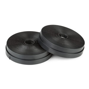 Klarstein Filter s aktívnym uhlím do digestora Skyfall Smart, 17,5 x 3,5 cm (? x V), čierny