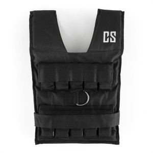 Capital Sports Monstervest, 20 kg, čierna, záťažová vesta, kovové závažia