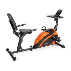 KLARFIT Relaxbike 6.0 SE, ležiaci ergometer, 12 kg zotrvačná hmotnosť, magnetický odpor, 100 kg