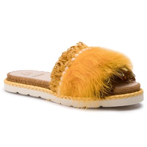 Espadryle KANNA - 19KV9255 Banda Amarillo