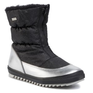 Śniegowce BARTEK - 67405L/KKZ Czarno Srebrny