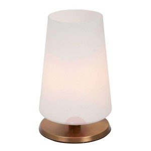 Ancilla – lampa stołowa, ściemniacz dotykowy, brąz