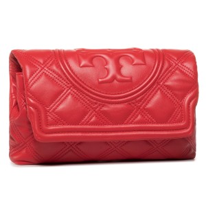 Torebka TORY BURCH - Fleming Soft Clutch 59690 Brilliant Red 612