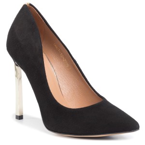 Szpilki R.POLAŃSKI - 1044 Czarny Zamsz