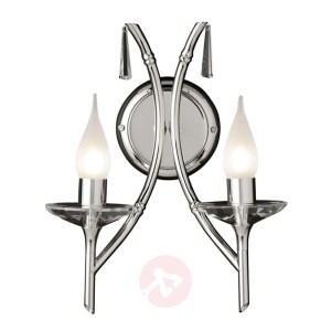 Lampa ścienna BRIGHTWELL polerowany nikiel