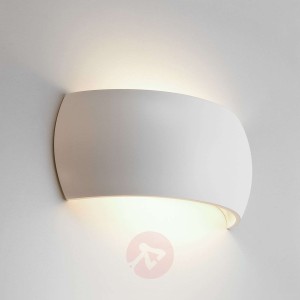 Gipsowa lampa ścienna Milo, dowolnie aranżowana