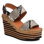 Espadryle KANNA - KV20230 Diamant Off White/Negro