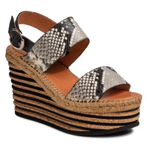Espadryle KANNA - KV20230 Diamant Off White/Negro