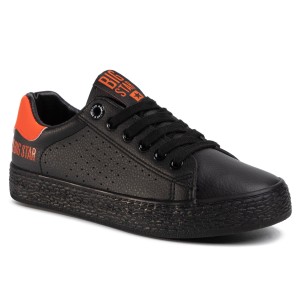 Sneakersy BIG STAR - FF274484 Black/Orange