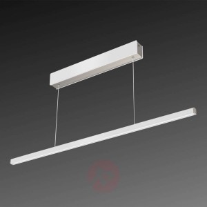 Lampa wisząca LED Orix, biała, 90 cm długości