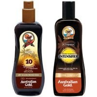 Australian Gold SPF 10 Spray Gel Bronzer 237ml + Australian Gold Rapid Tanning Intensifier Lotion 250ml