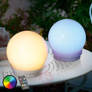 Solarne lampy kuliste 15 Multicolor zestaw 2 szt.
