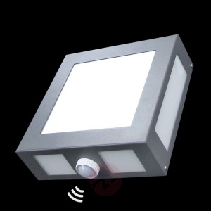 Lampa ścienna zewn Legendo antracyt z czujnikiem