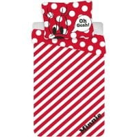 Komplet pościeli Single Ranforce Minnie Red