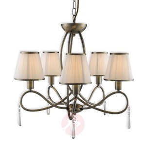 5-punktowy żyrandol Simplicity z kloszami