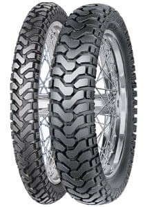 Mitas E-07+ ( 110/80B19 TL 59T oznaczenie M+S, Mieszanki gumowej Dakar, koło przednie, gelb )