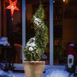 Solarne lampki świetlne LED światło dzienne