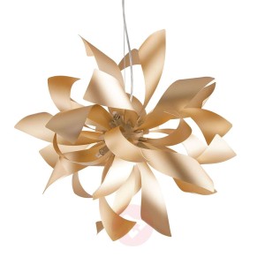 Lampa wisząca Bloom, złote kolory