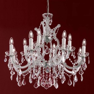 Żyrandol kryształowy Maria Teresa, 12-punktowy