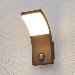 Zewnętrzna lampa ścienna LED TIMM z czujn. ruchu