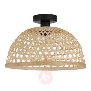 Lampa sufitowa Claverdon z plecionym kloszem