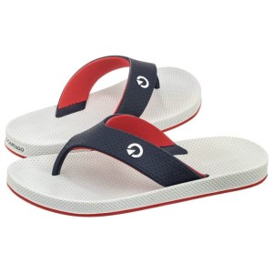 Japonki Siena Thong AD 11081/23648 Granatowe/Białe 