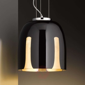 Lampa wisząca Madera, czarno-złota, 30 cm