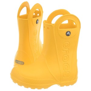 Kalosze Handle Rain Boot Kids Yellow - Crocs - Rozm 22-34