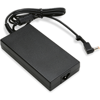 Zasilacz prądu przemiennego 135W–19V do notebooków – przewód zasilający (EU) | Czarny