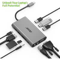 Acer Wieloportowa Przejściówka 10-in-1 Type-C