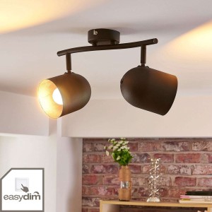 2-punktowy reflektor LED Morik, ściemniany