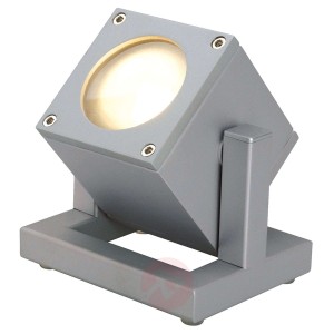 SLV Cubix I spot zewnętrzny IP44 srebrnoszary
