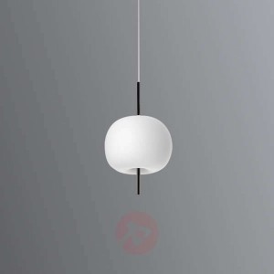 Okrągła designerska lampa wisząca LED Kushi, 16 cm