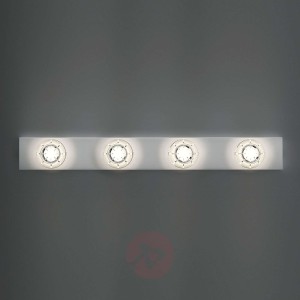 Dekoracyjna lampa ścienna LED PUNS, chrom, 4-pkt.